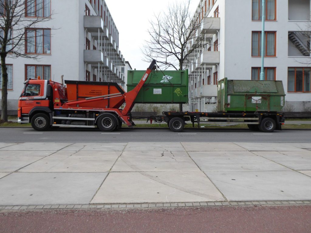 Bauschutt und Containerdienst bei der Baureinigung