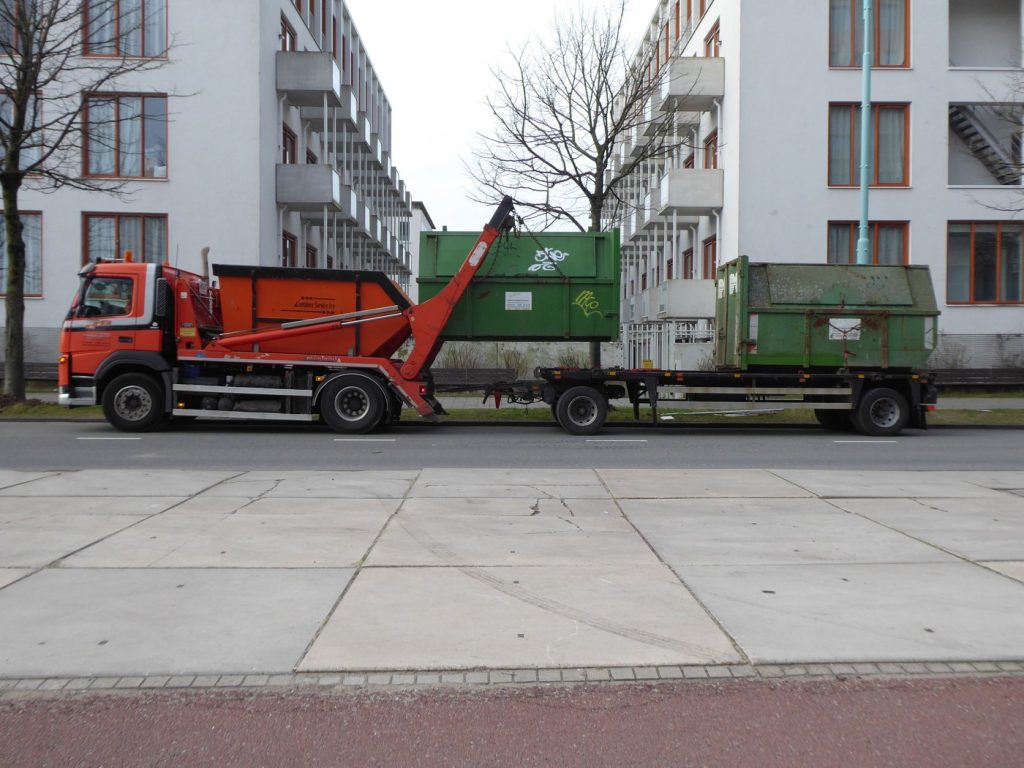 Bauschutt und Containerdienst bei der Baureinigung